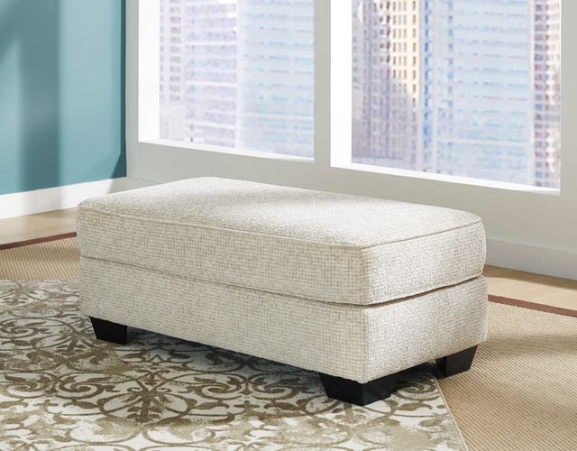 Signature Design by Ashley® Monaghan Sandstone Ottoman-3