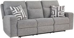 Signature Design by Ashley® Biscoe Pewter Power Reclining Sofa
