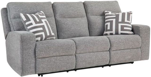 Signature Design by Ashley® Biscoe Pewter Power Reclining Sofa-0