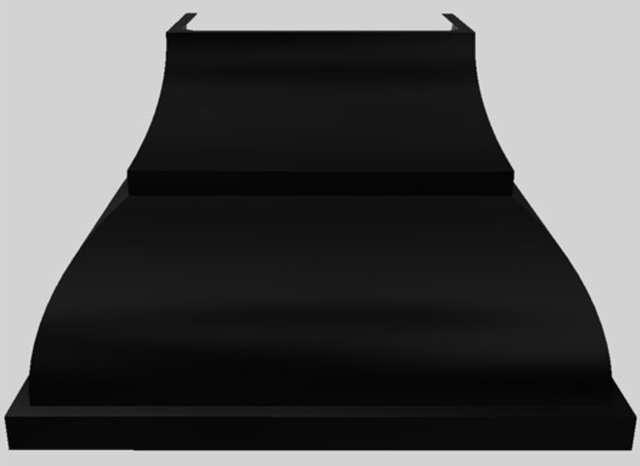 Vent-A-Hood® Designer Series 48" Black Wall Mounted Range Hood