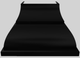 Vent-A-Hood® Designer Series 48" Black Wall Mounted Range Hood-0