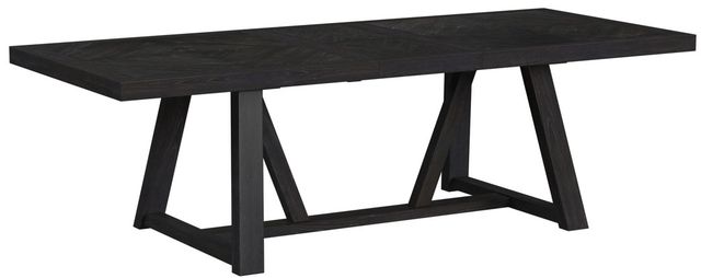 Elements International Transcend 6-Piece Charcoal/Light Gray Dining Set-1