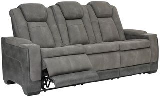 Signature Design by Ashley® Next-Gen DuraPella Two-tone Slate Power Reclining Sofa