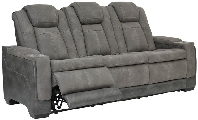Signature Design by Ashley® Next-Gen DuraPella Two-tone Slate Power Reclining Sofa-0