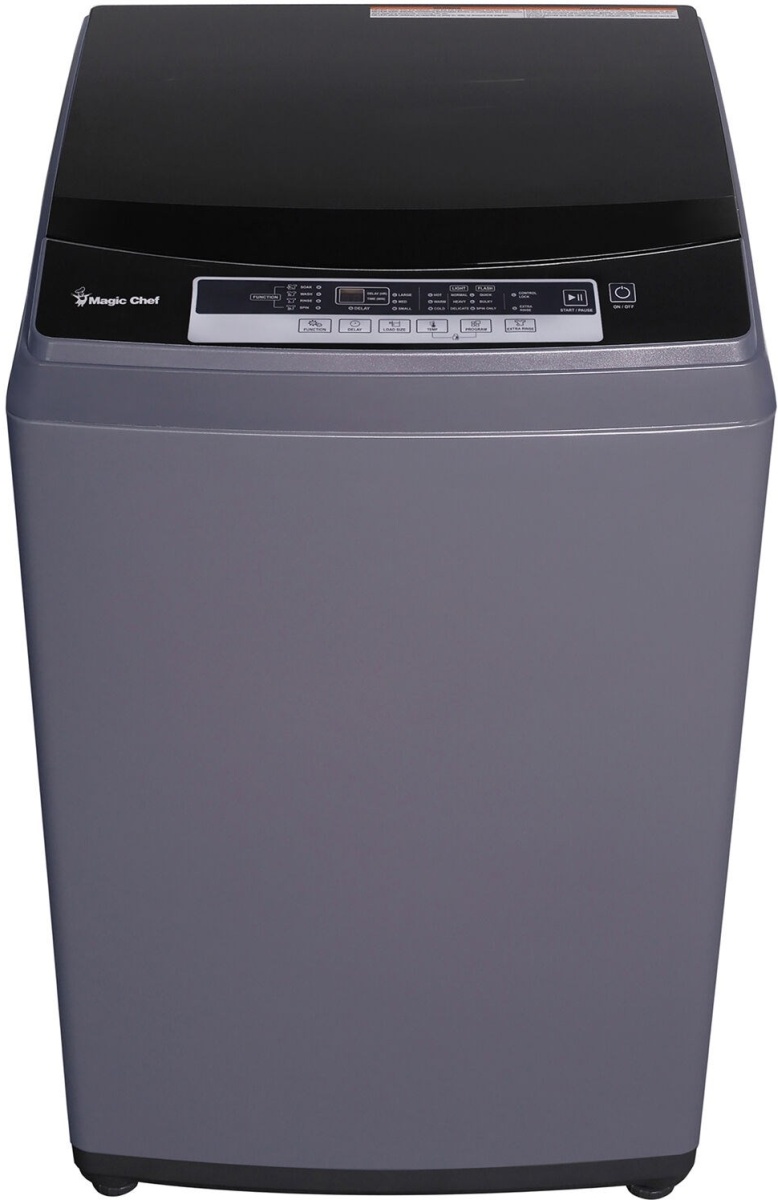 Magic Chef® 2.0 Cu. Ft. Silver Compact Top Load Washer | Bargain Supply