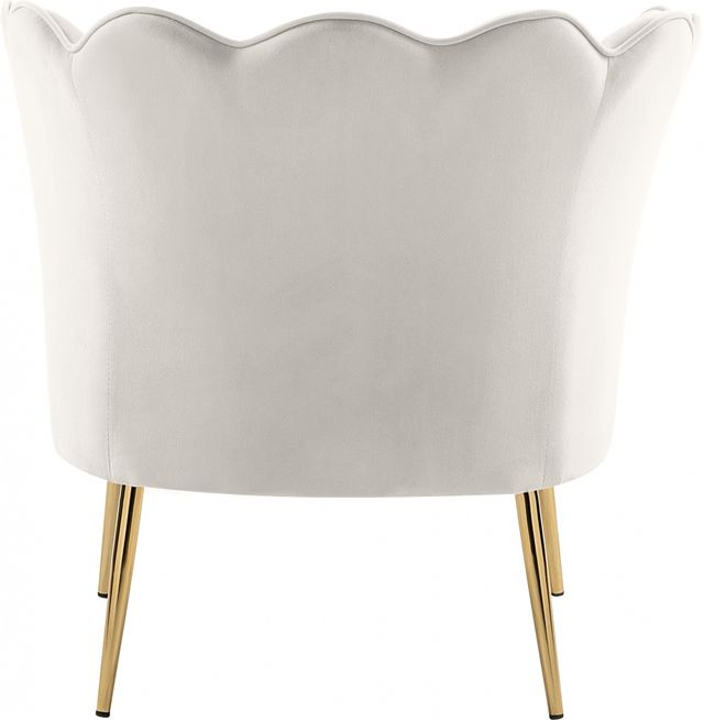 Meridian Furniture Jester Cream Velvet Chair-3