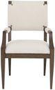 Fairfield® Maxwell Caramel/Cream Dining Arm Chair -1