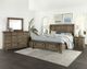 Vaughan-Bassett Rustic Hills Saddle Grey King Storage Footboard-5
