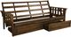 Kodiak Furniture Tucson Rustic Walnut Full Futon Frame with Storage-0
