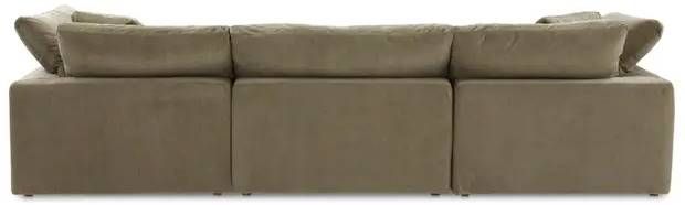 Moe's Home Collection Clay 3-Piece Desert Sage Modular Sectional Sofa-2