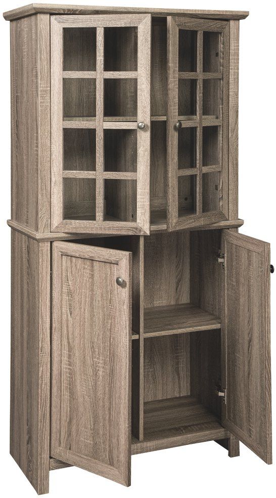 Signature Design by Ashley® Drewmore Gray Display Cabinet-1