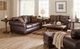 A & W Custom Furniture Davenport Walnut Sofa-1