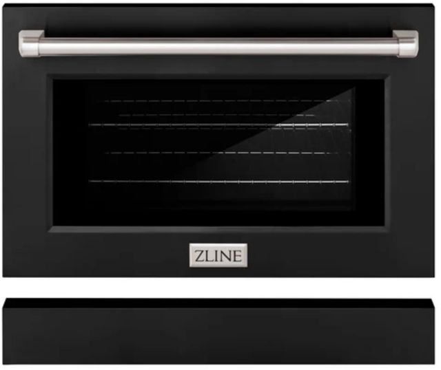 ZLINE 30" Black Matte Range Door-0