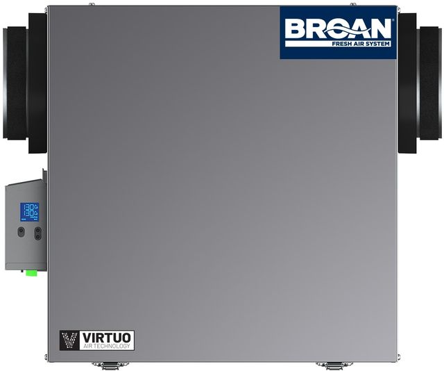 Broan® AI Series™ Gray Range Hood 130 CFM Energy Recovery Ventilator-1