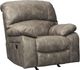 Signature Design by Ashley® Dunwell Driftwood Power Recliner with Adjustable Headrest-1