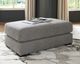 Signature Design by Ashley® Ellington Pike Smolder Oversized Accent Ottoman-1