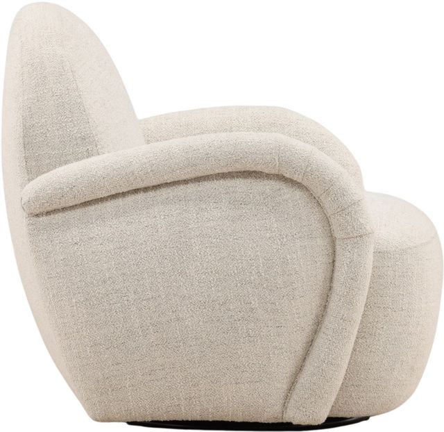 Dovetail Furniture Grecia Off-White Swivel Chair-1