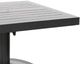 CabanaCoast® Customizable Monaco Aluminum 24" Outdoor Square Pedestal Side Table-1