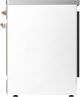 ve® Majestic III 30" White Pro Style Induction Range with Solid Door and Copper Trim-3