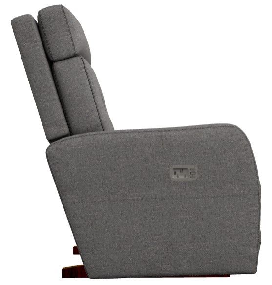 La-Z-Boy® Lennon Quarry Power Rocking Recliner with Headrest-2