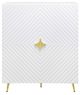 ACME Furniture Gaines White High Gloss Accent Cabinet-2