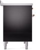 Ilve® Nostalgie II Series 40" Glossy Black Pro Style Induction Range-3