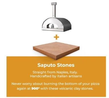 Fontana Forni Marinara 39" Gray Pizza Oven -2