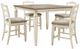 Signature Design by Ashley® Realyn 5-Piece Two-Tone Counter Height Extension Table Set-0