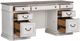 Liberty Furniture Magnolia Manor 2-Piece Antique White Jr Executive Credenza Desk-1