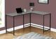 Monarch Specialties Inc. Grey Stone-Look/Black Computer Desk-0
