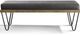 Mazin Furniture Metallo Gray Bench-1