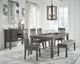 Signature Design by Ashley® Hallanden 8-Piece Gray Dining Room Set-4