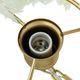 A & B Home Gold/White Iron And Cotton Thread Chandelier-2