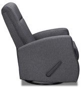 Mazin Furniture Gage Dark Gray Glider Recliner Chair-2