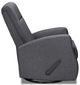 Mazin Furniture Gage Dark Gray Glider Recliner Chair-2