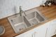 Elkay Lustertone® Classic Lustrous Satin 33" x 22" x 12-1/8" 1-Hole Equal Double Bowl Drop-In Sink-2
