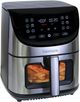 Kenmore® 8Qt 1700W Stainless Steel Family Size Air Fryer with 12 Preset Cooking Functions, Digital Touch Screen, Programmable Temperature & Timer, Viewing Window, Roast Bake Broil Dehydrate Reheat-2