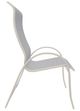 Telescope Casual Aruba Abalone/Desert Aluminum/Fabric Outdoor Sling Supreme Stacking Arm Chair-2