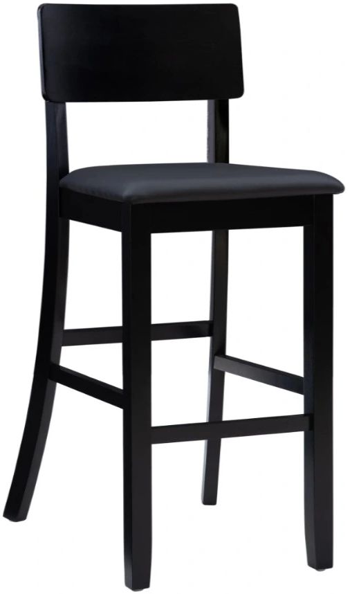 Linon Torino Black Bar Stool-0
