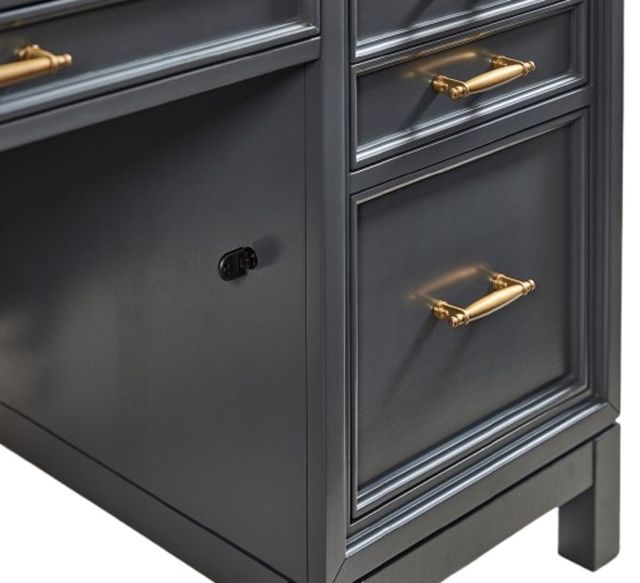 aspenhome® Alexander Midnight 66" Executive Desk-2