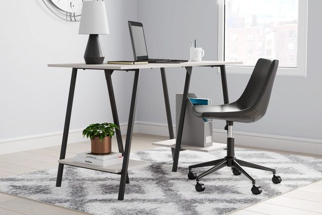Signature Design by Ashley® Bayflynn Black/White Home Office Desk-5