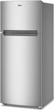 Whirlpool® 28" 18 Cu. Ft. Fingerprint-Resistant Stainless Finish Top Freezer Refrigerator with Total Coverage Cooling-3