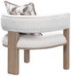 Michael Amini® West Kensington Sea Salt Caramel Accent Chair-3