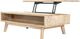 LH Home Gia Light Driftwood Coffee Table-0