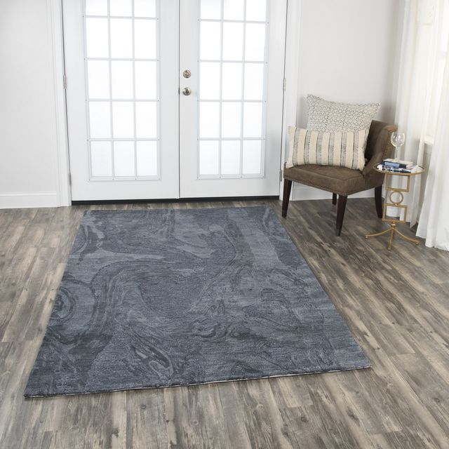 Rizzy Home Fifth Avenue Dark Gray 8' x 10' Rug-1