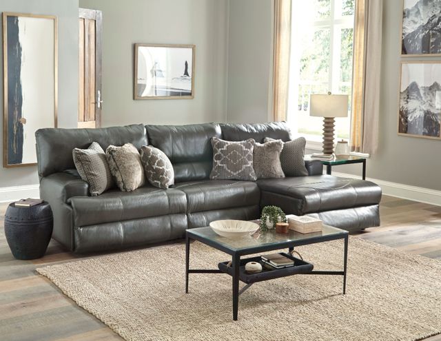 Catnapper® Como 3-Piece Steel Right Arm Facing Power Reclining Sectional-1