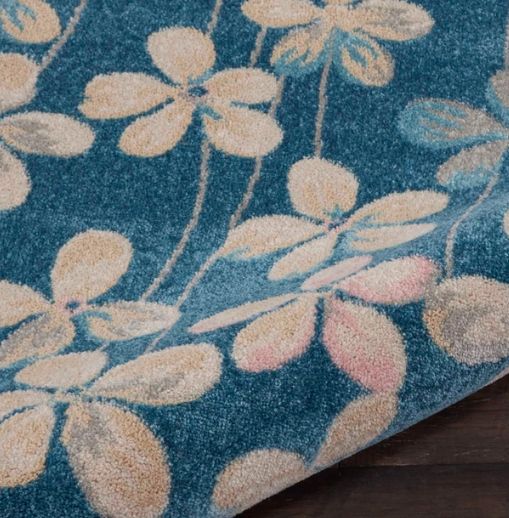 Nourison Home™ Tranquil Turquoise 5'x7' Style 16 Area Rug-3