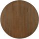 Bassett® Furniture BenchMade Astor 60" Summerfield Oak Top Dining Table with Stainless Steel Base-1