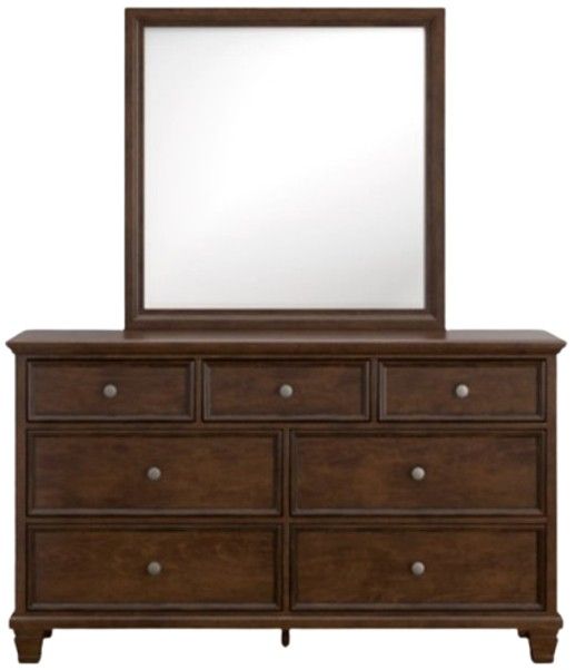 Signature Design by Ashley® Danabrin Brown Dresser and Mirror-1