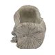 A & B Home Nickel Log Planter with Mushroom-1